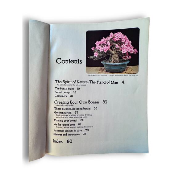 Vintage 1981 Sunset Bonsai Illustrated Guide to an Ancient Art Paperback Book - Picture 5 of 9